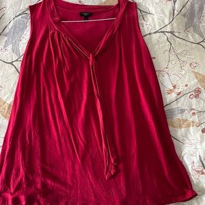 Talbots Red top.